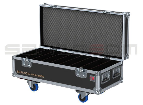 Santosom Blinder Flight Case, 8x Cameo Thunder Wash 600W Santosom Blinder Flight Case, 8x Cameo Thunder Wash 600W